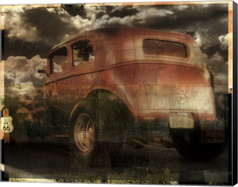 Framed Route 66 Print