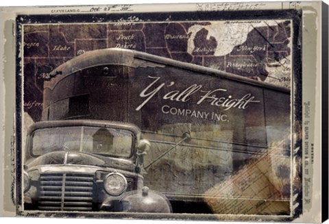 Framed Y'all Freight Co Print