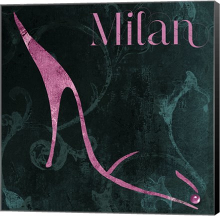 Framed Milan Shoes Print