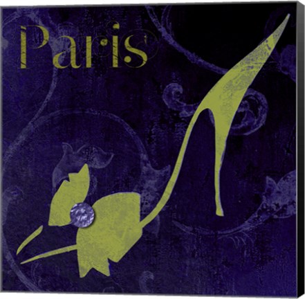 Framed Paris Shoes Print