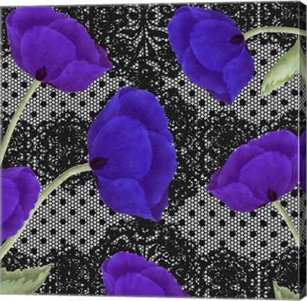 Framed Living Lace I Print