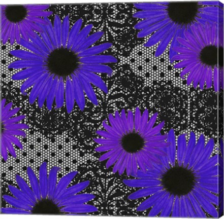 Framed Living Lace II Print