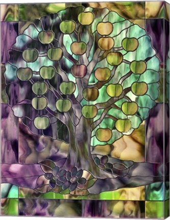 Framed Golden Apples Print