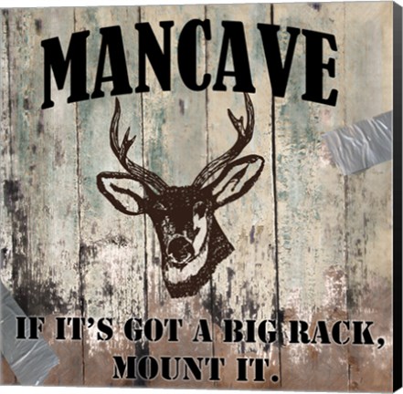 Framed Mancave II Print
