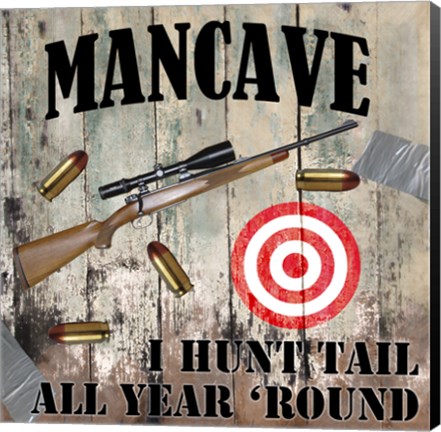 Framed Mancave IV Print