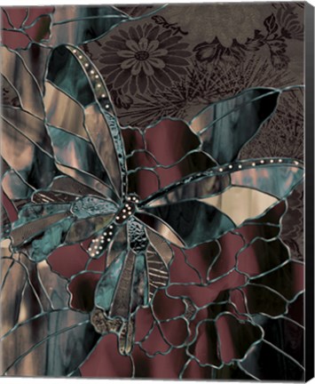 Framed Japanese Butterfly Print