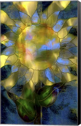 Framed Yellow Sunflower Print