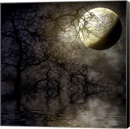 Framed Last Chance Moon Print