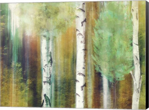 Framed Morning Trees Print