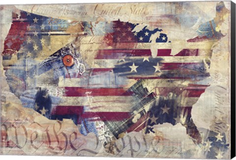 Framed We the People Print