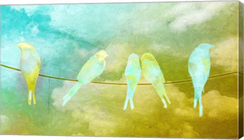 Framed Skybirds Print