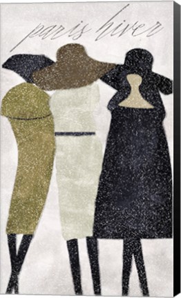 Framed Winter In Paris Print