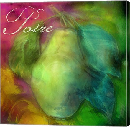 Framed Psychedelic Pear Print