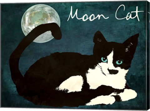 Framed Mooncat Print