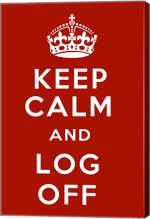 Framed Keep Calm II Print