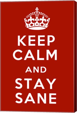 Framed Keep Calm IV Print