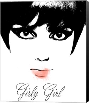 Framed Girly Girl Print