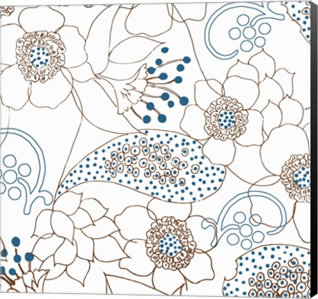 Framed Dominique White Print