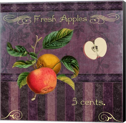 Framed Fresh Apples Print