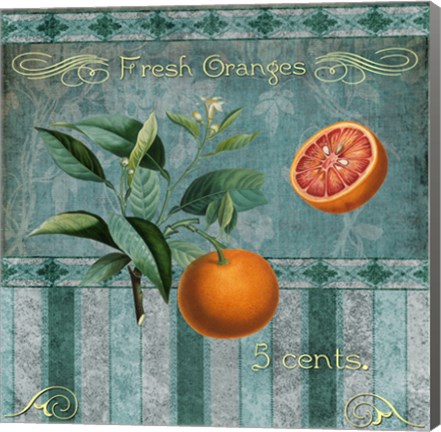 Framed Fresh Oranges Print