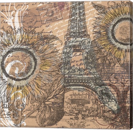 Framed Paris Pastiche I Print