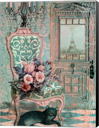 Framed Marcie in Paris Print