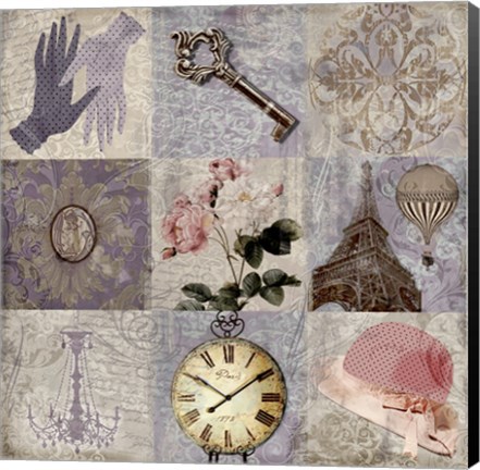 Framed Paris Nine I Print