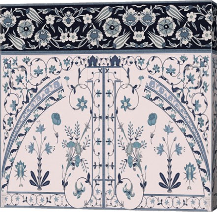 Framed Wedgewood Trellis Print