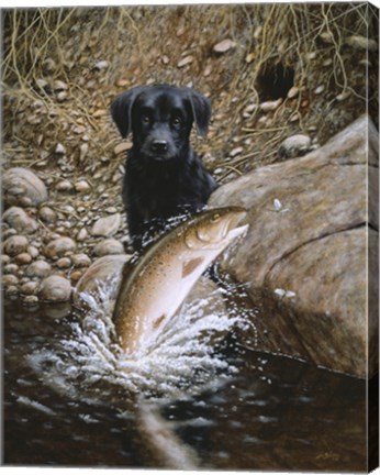 Framed Fishing Print