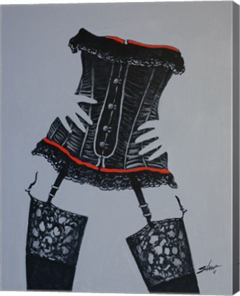Framed Corset Print