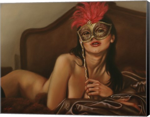 Framed Masked 1 Print