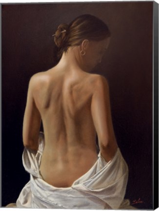 Framed Bare Back 2 Print