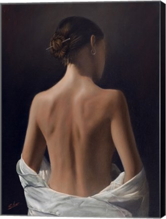 Framed Bare Back 3 Print