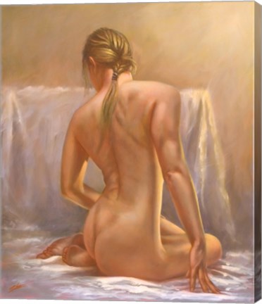 Framed Bare Back 4 Print