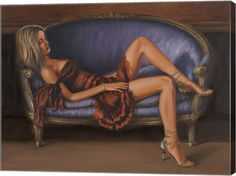 Framed Little Red Dress Print