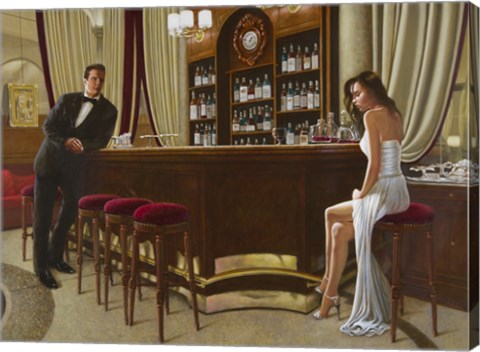 Framed At the Bar Print