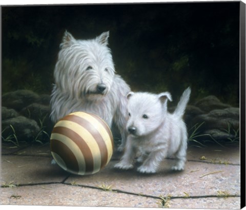 Framed Westies Print