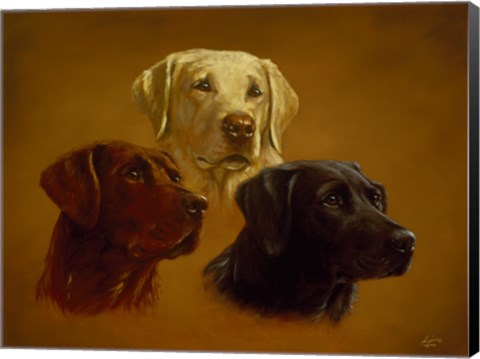 Framed Portrait of Three Print