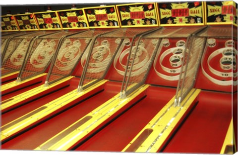 Framed Skeeball Print