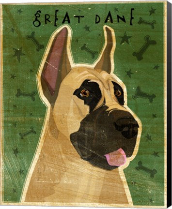 Framed Great Dane 1 Print