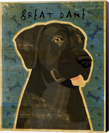 Framed Great Dane 4 Print