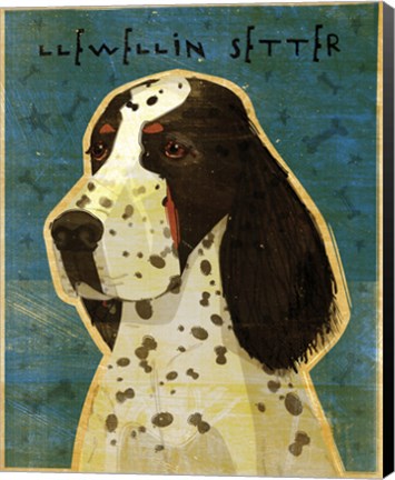 Framed Llewellin Setter Print