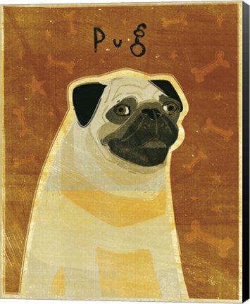 Framed Pug Print