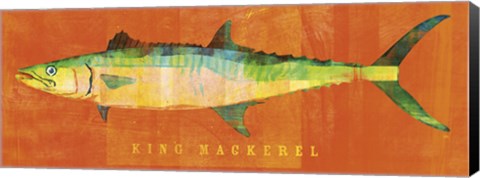 Framed King Mackerel Print