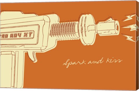 Framed Lunastrella Raygun No. 1 Print