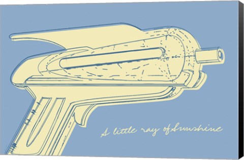 Framed Lunastrella Raygun No. 2 Print