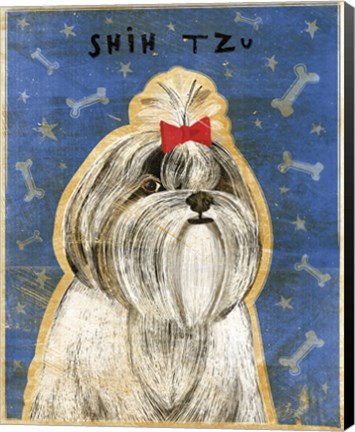 Framed Shih Tzu Print