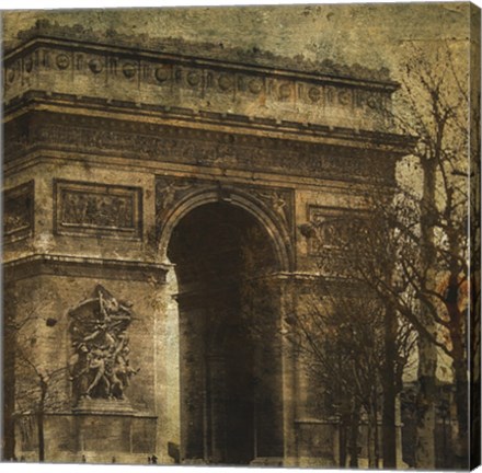 Framed Arc de Triomphe Print