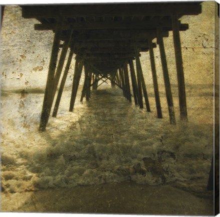 Framed Pier Break Print