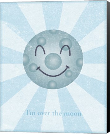Framed Moon II Print